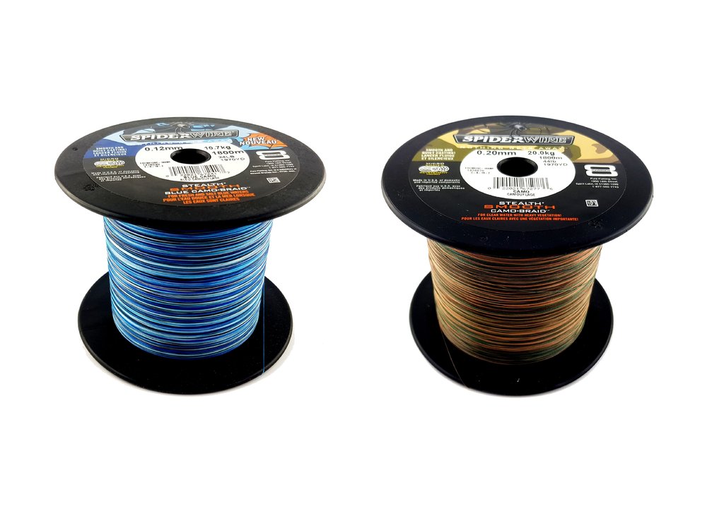 Spiderwire Stealth Smooth 8 Blue Camo Braided 150m All Sizes