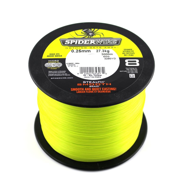 SPIDERWIRE Stealth Smooth 8 Yellow - Braided Line